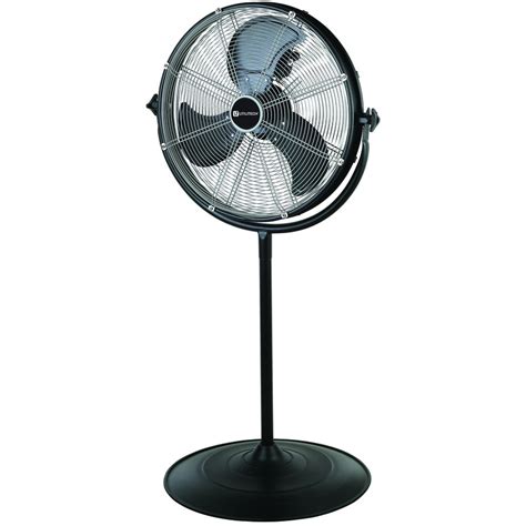Utilitech 24-in 2-Speed Indoor Dark Grey Oscillating Pedestal Fan. . Utilitech pro fan